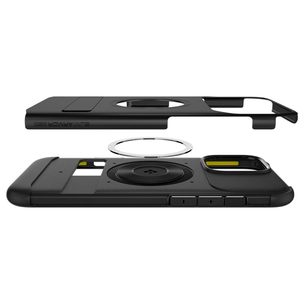 MagSafe-skal för Apple iPhone 16 Pro Max, Spigen, Slim Armor, Svart