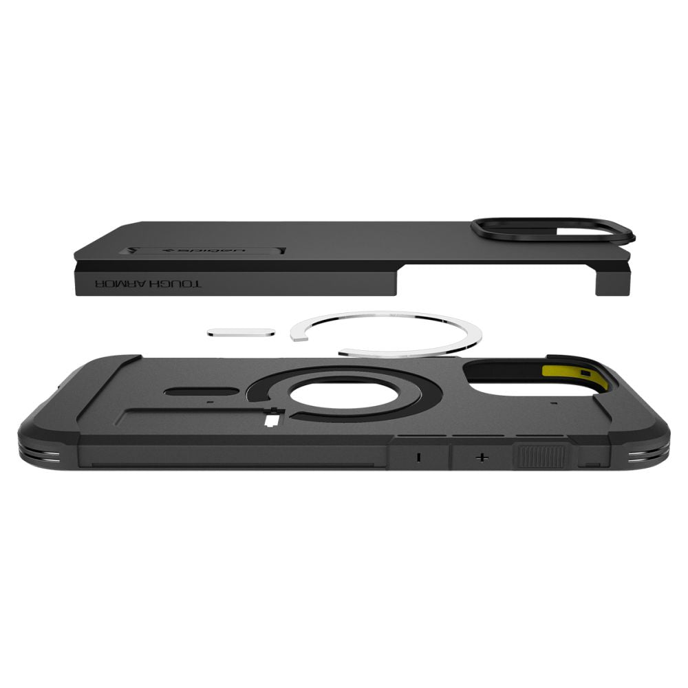 MagSafe-skal för Apple iPhone 16 Pro Max, Spigen, Tough Armor, Svart