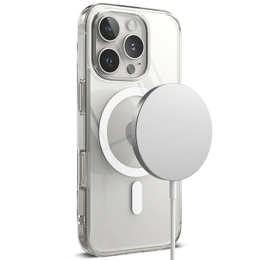 MagSafe-fodral för Apple iPhone 16 Pro, Ringke, Fusion, Transparent