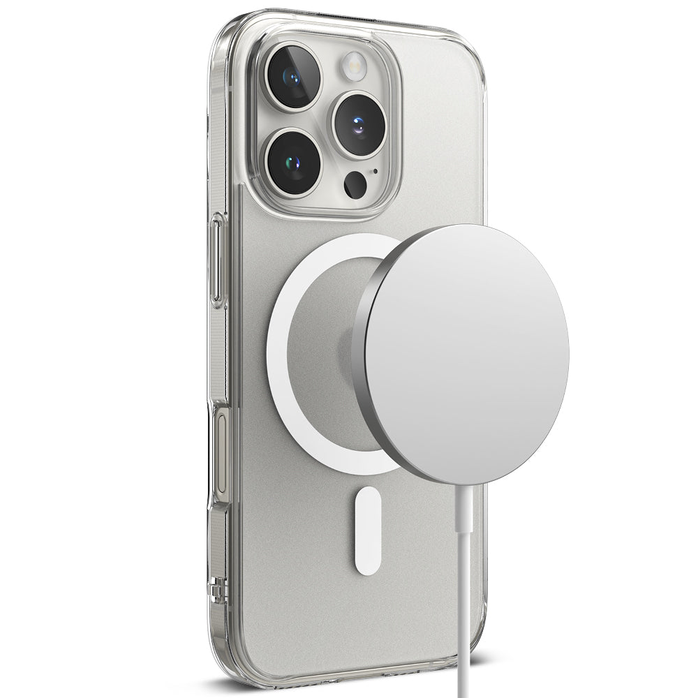 MagSafe-fodral för Apple iPhone 16 Pro, Ringke, Fusion, Matt Transparent
