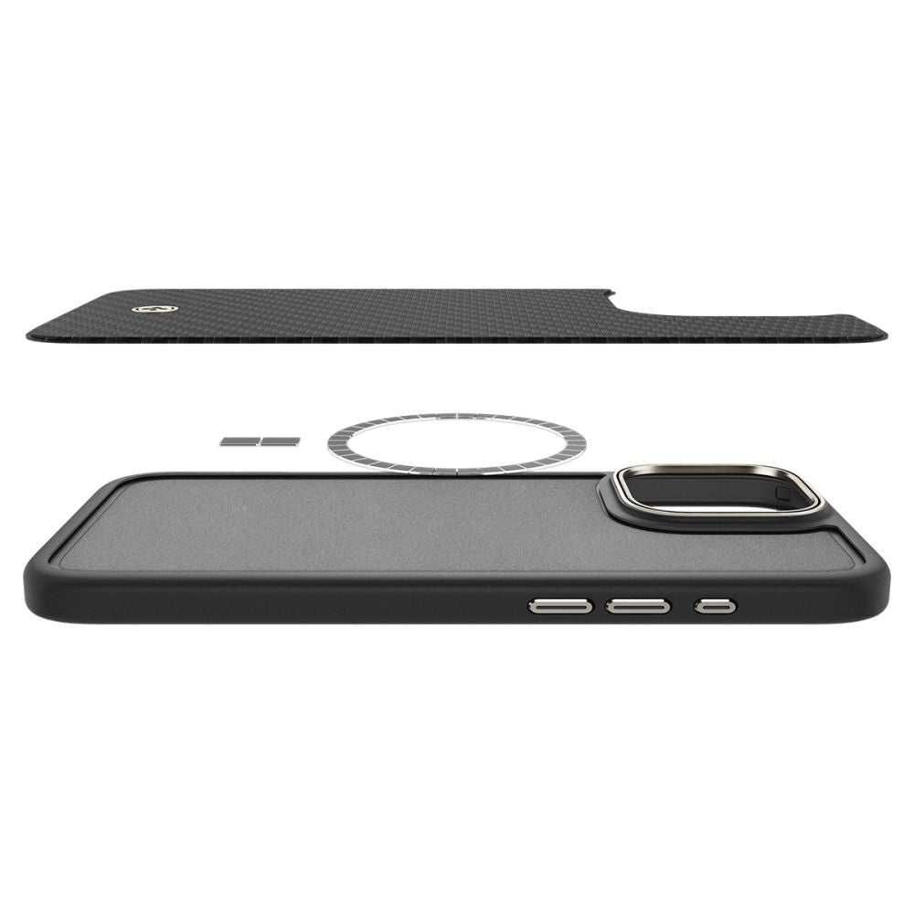 MagSafe Case for Apple iPhone 16 Pro, Spigen, Enzo Aramid, Black