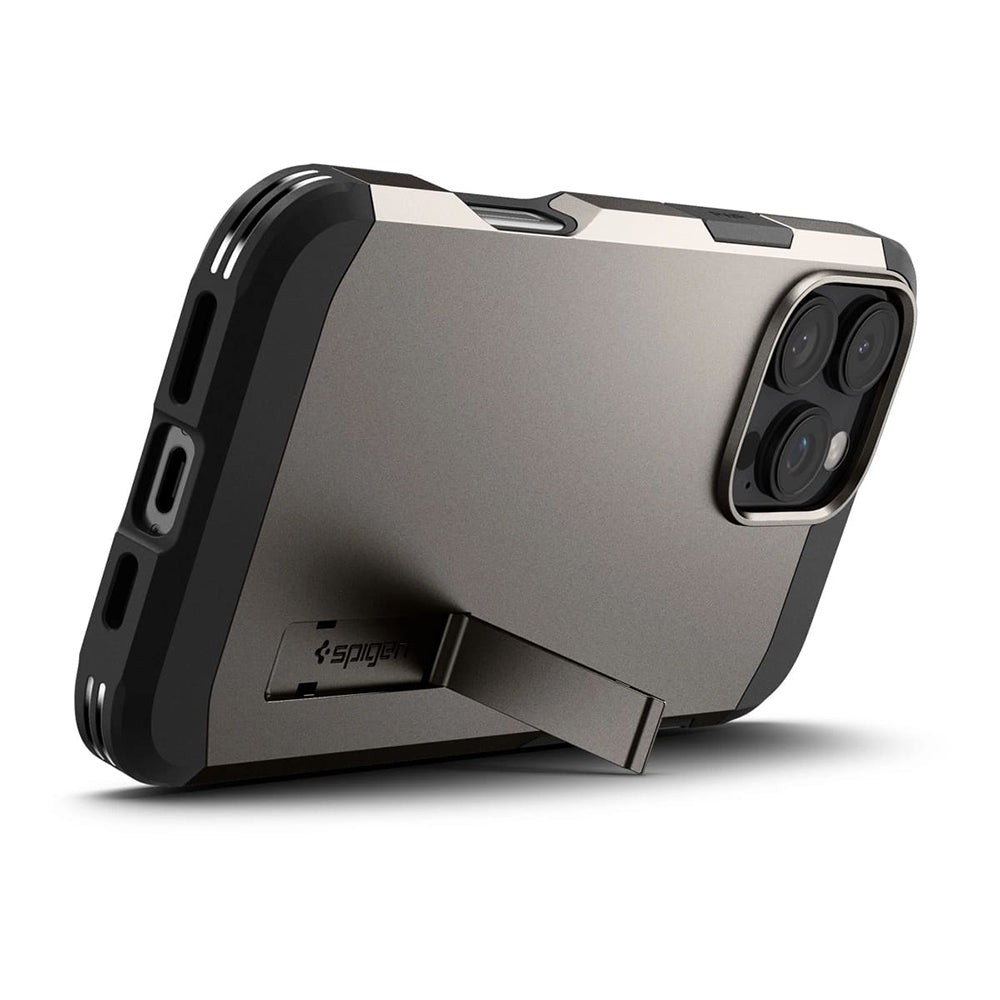 MagSafe-skal för Apple iPhone 16 Pro, Spigen, Tough Armor, Grå ACS08145
