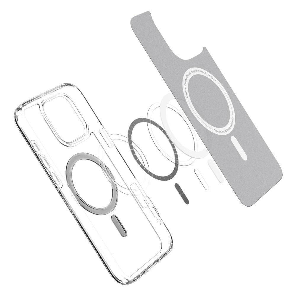 MagSafe-skal för Apple iPhone 16 Pro, Spigen, Ultra Hybrid, Svart