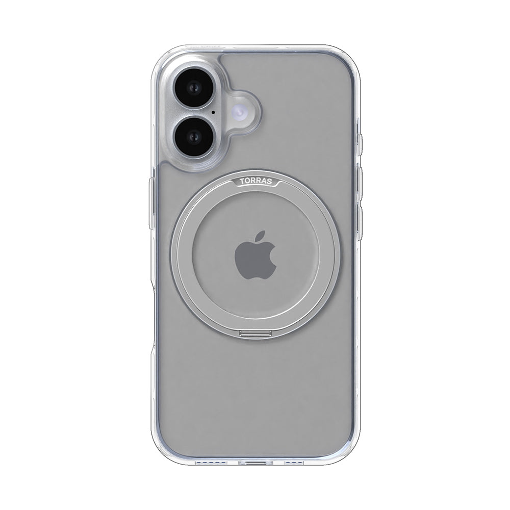 MagSafe-skal för Apple iPhone 16, Torras, Ostand Pro, Transparent