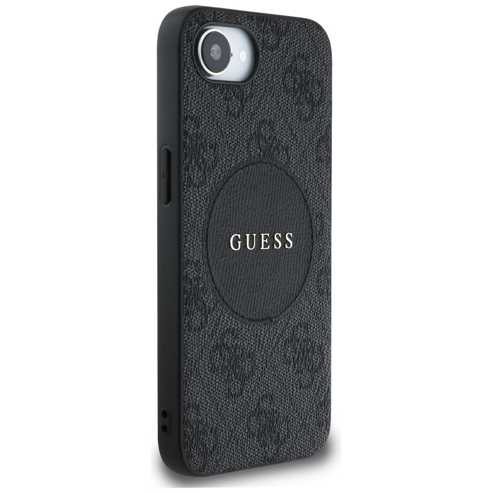 MagSafe-skal för Apple iPhone 17e / 16e, Guess, 4G Circle Classic Logo, Svart