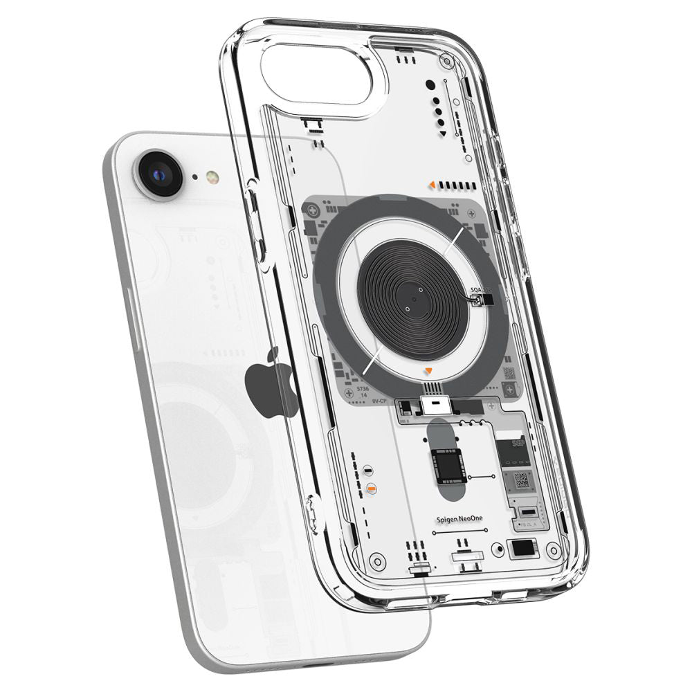 MagSafe-skal för Apple iPhone 17e / 16e, Spigen, Ultra Hybrid Neo One, Transparent