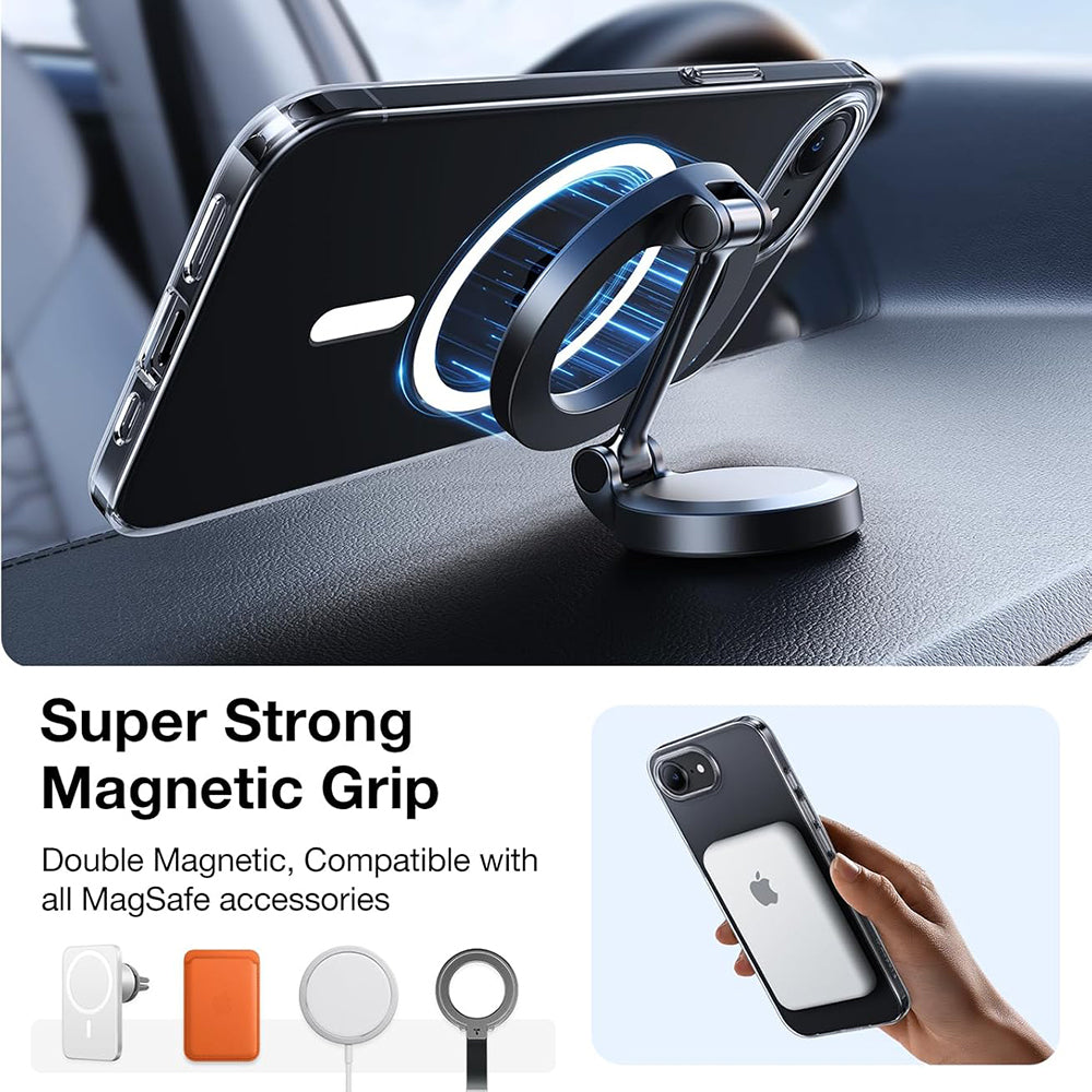 MagSafe Case for Apple iPhone 17e / 16e, Torras, OriginFit, Transparent