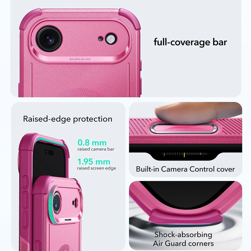 MagSafe-skal för Apple iPhone 17 Air, ESR, Cyber, Rosa