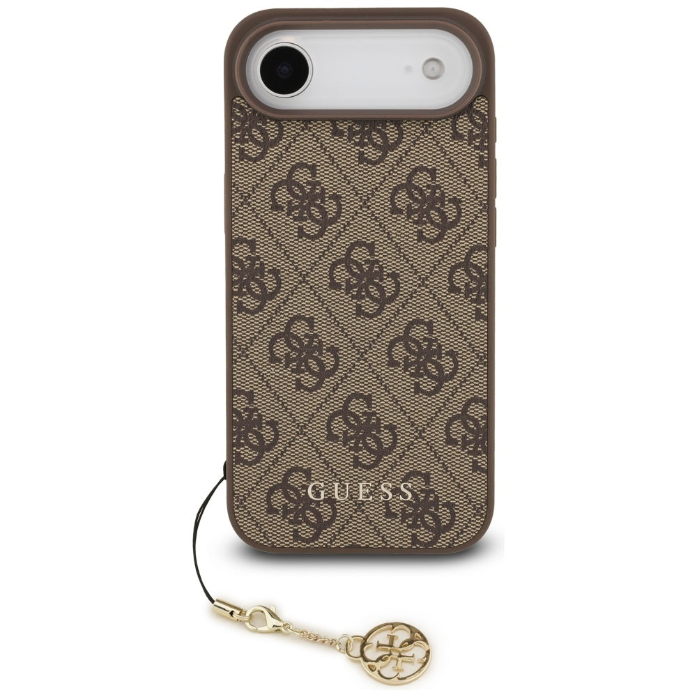 MagSafe-fodral för Apple iPhone 17 Air, Guess, 4G Charm Cradle, Brun