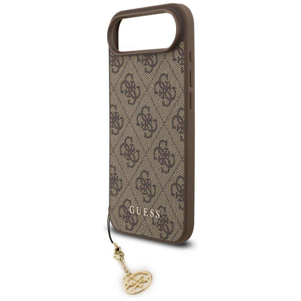 MagSafe-fodral för Apple iPhone 17 Air, Guess, 4G Charm Cradle, Brun