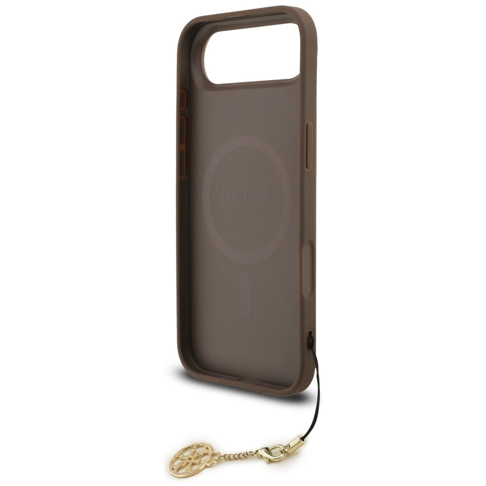 MagSafe-fodral för Apple iPhone 17 Air, Guess, 4G Charm Cradle, Brun