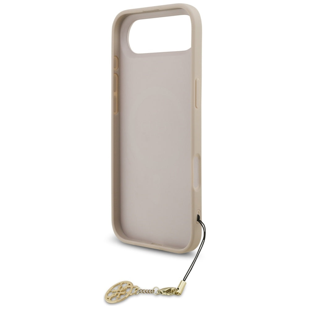 MagSafe-skal för Apple iPhone 17 Air, Guess, 4G Charm Cradle, Rosa