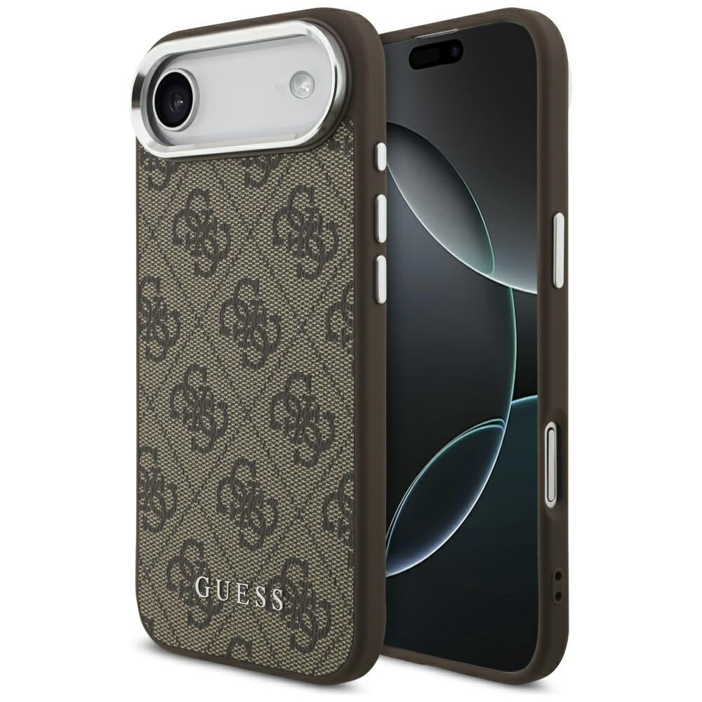 MagSafe-skal för Apple iPhone 17 Air, Guess, 4G Classic Logo, Brun