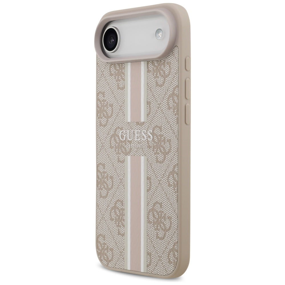 MagSafe-skal för Apple iPhone 17 Air, Guess, 4G Printed Stripes, Rosa