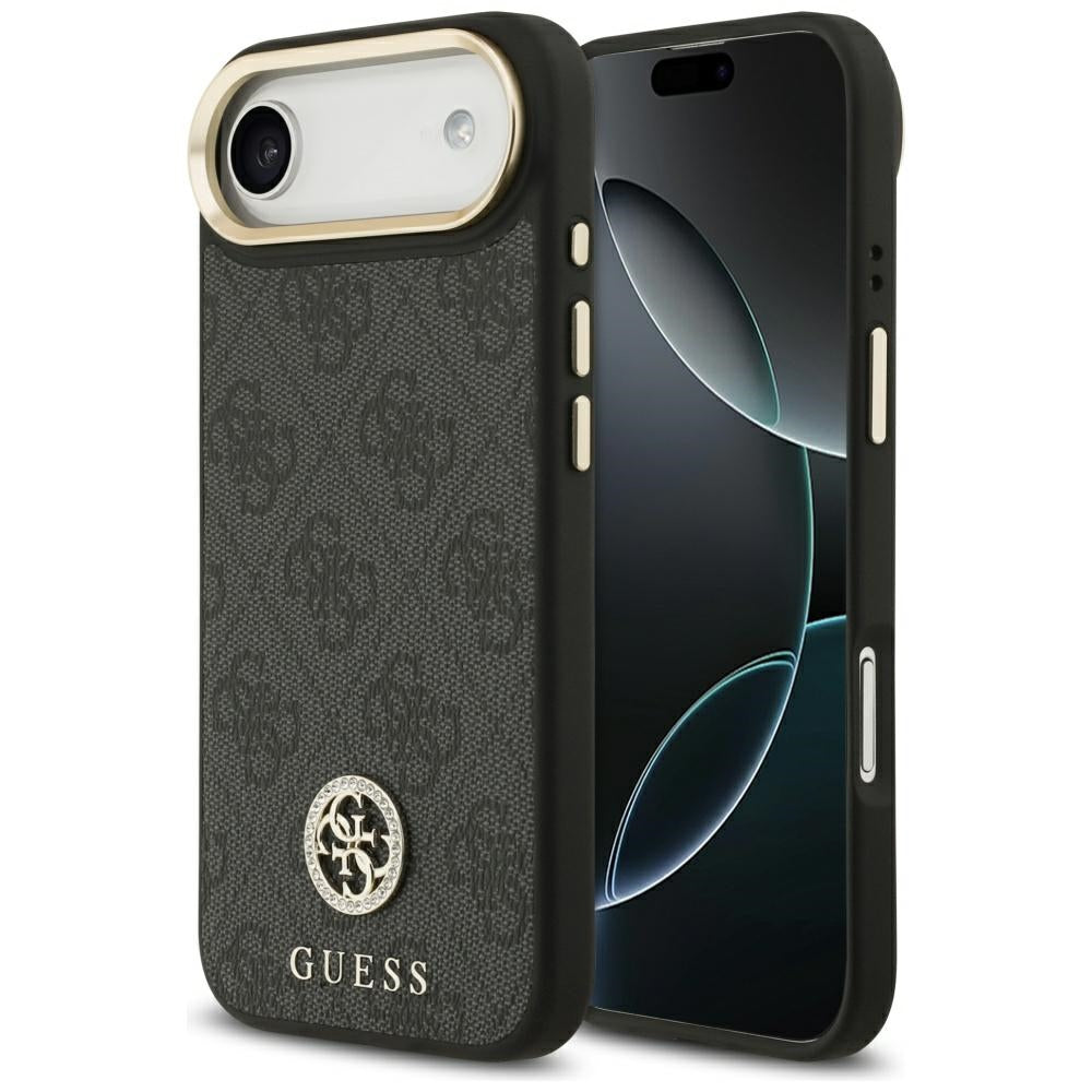 MagSafe-skal för Apple iPhone 17 Air, Guess, 4G Strass Logo, Svart