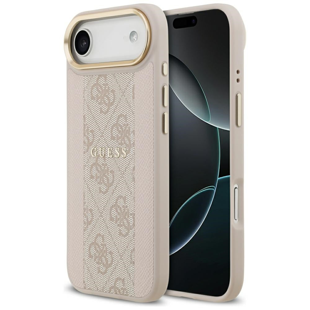 MagSafe Case for Apple iPhone 17 Air, Guess, 4G Stripe, Pink