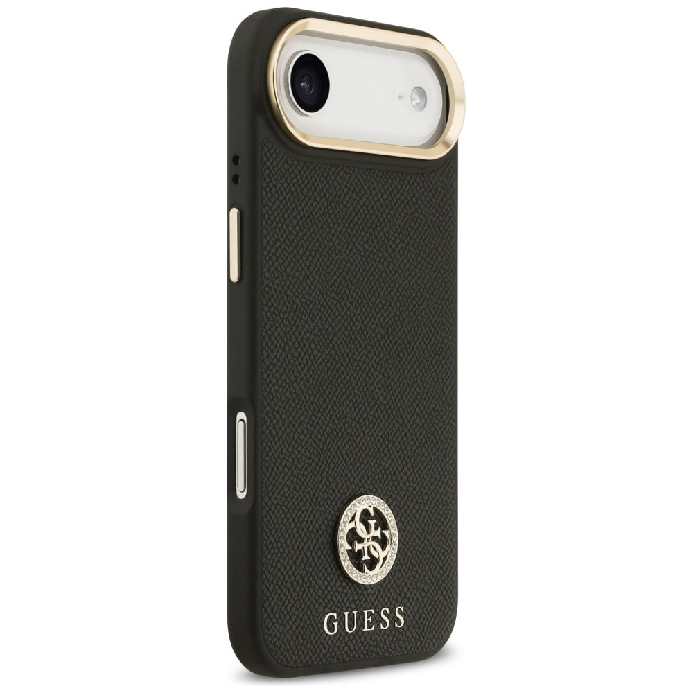 MagSafe-skal för Apple iPhone 17 Air, Guess, Grained Strass Logo, Svart