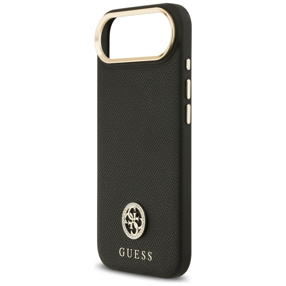 MagSafe-skal för Apple iPhone 17 Air, Guess, Grained Strass Logo, Svart