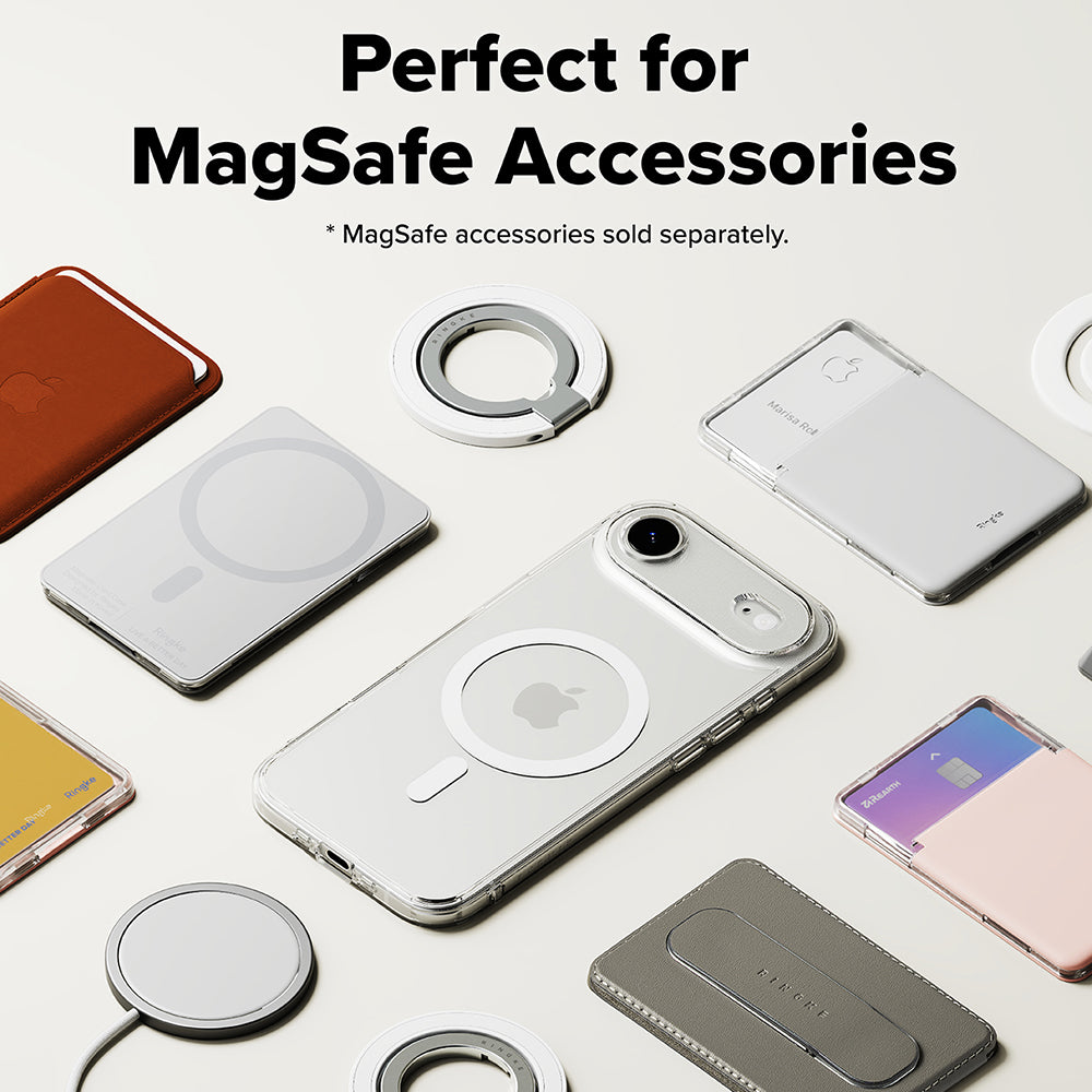 MagSafe-skal för Apple iPhone 17 Air, Ringke, Fusion, Transparent
