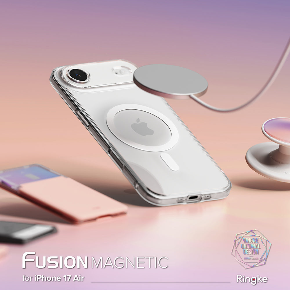 MagSafe-skal för Apple iPhone 17 Air, Ringke, Fusion, Transparent
