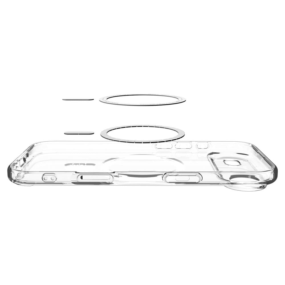 MagSafe-skal för Apple iPhone 17 Air, Spigen, Ultra Hybrid, Transparent Grå ACS10314