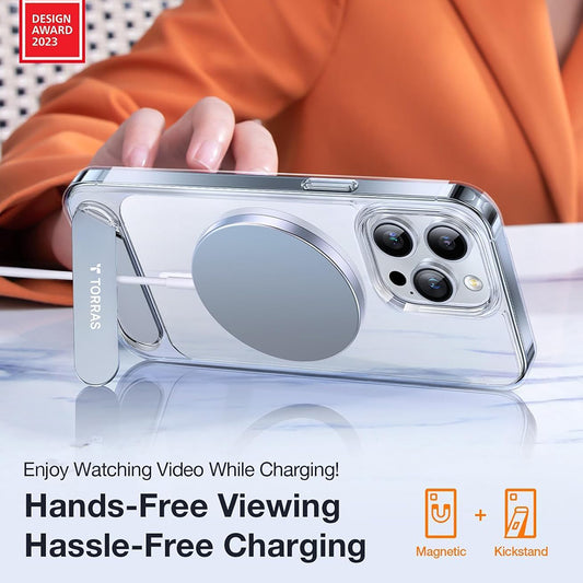 MagSafe-skal för Apple iPhone 17 Air, Torras, Pstand, Svart