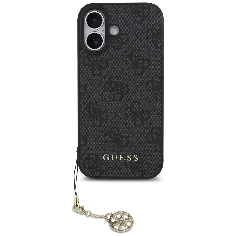 MagSafe-skal för Apple iPhone 17, Guess, 4G Charm Cradle, Svart