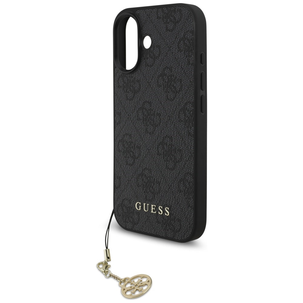 MagSafe-skal för Apple iPhone 17, Guess, 4G Charm Cradle, Svart