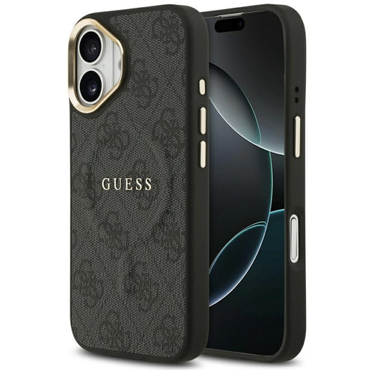 MagSafe Case for Apple iPhone 17, Guess, 4G Classic, Black