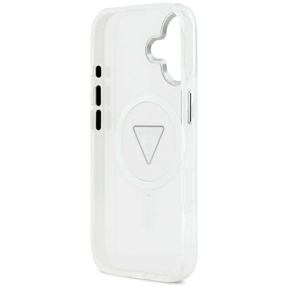 MagSafe-skal för Apple iPhone 17, Guess, IML Gradient Triangle Logo, Transparent