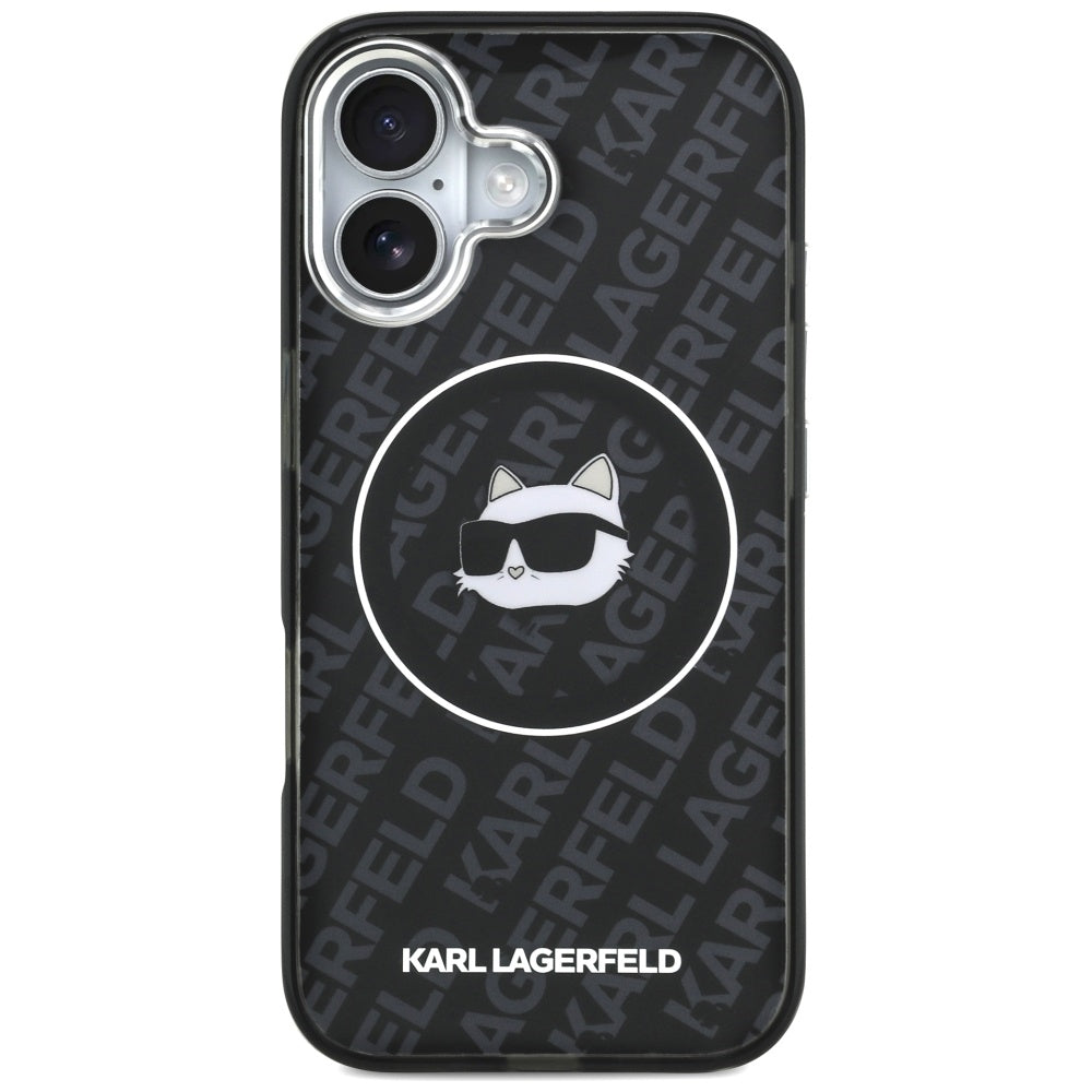 MagSafe-skal för Apple iPhone 17, Karl Lagerfeld, IML Choupette's Head, Svart