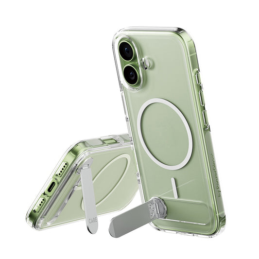 MagSafe-skal för Apple iPhone 17, PanzerGlass, Care Feature Kickstand, Transparent