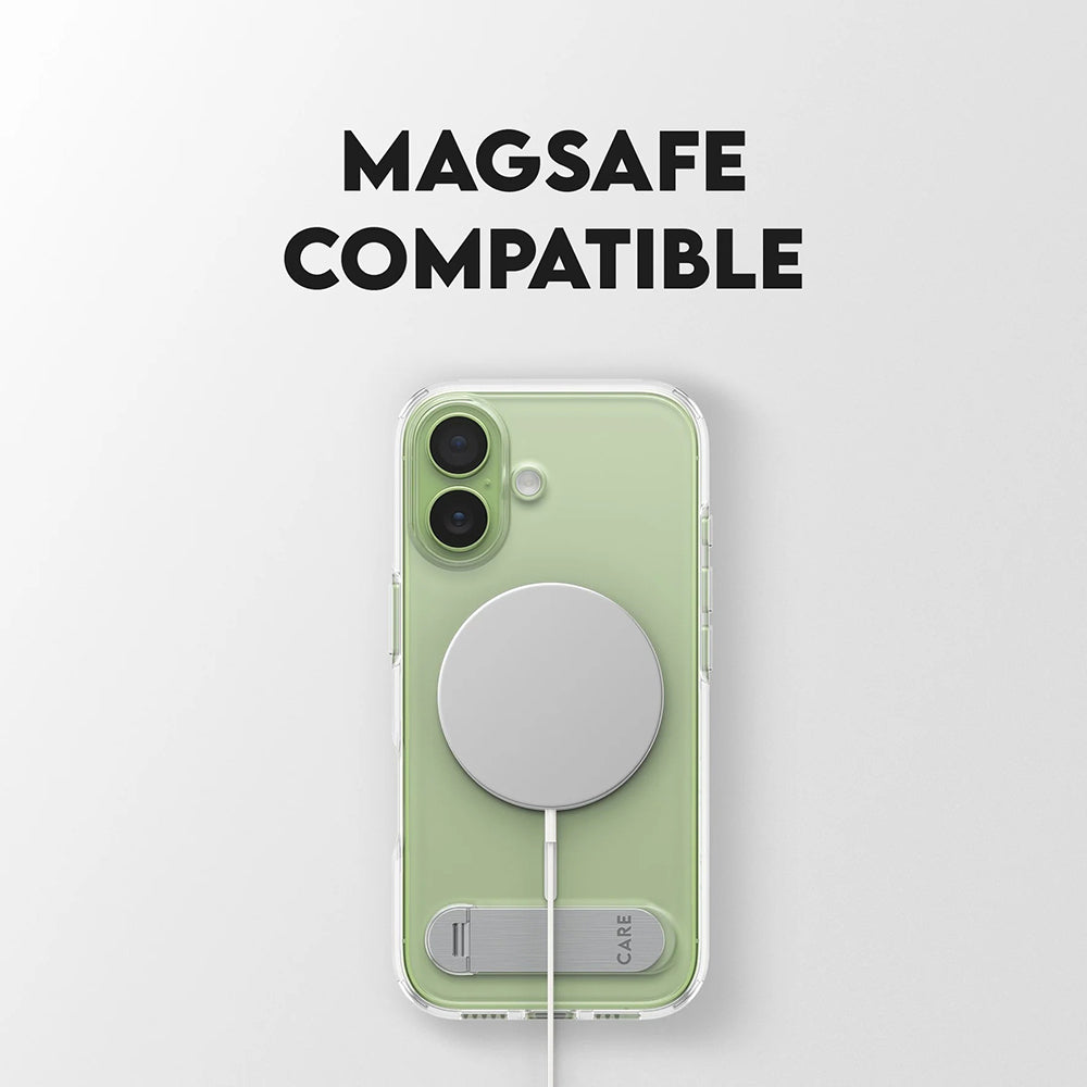 MagSafe-skal för Apple iPhone 17, PanzerGlass, Care Feature Kickstand, Transparent
