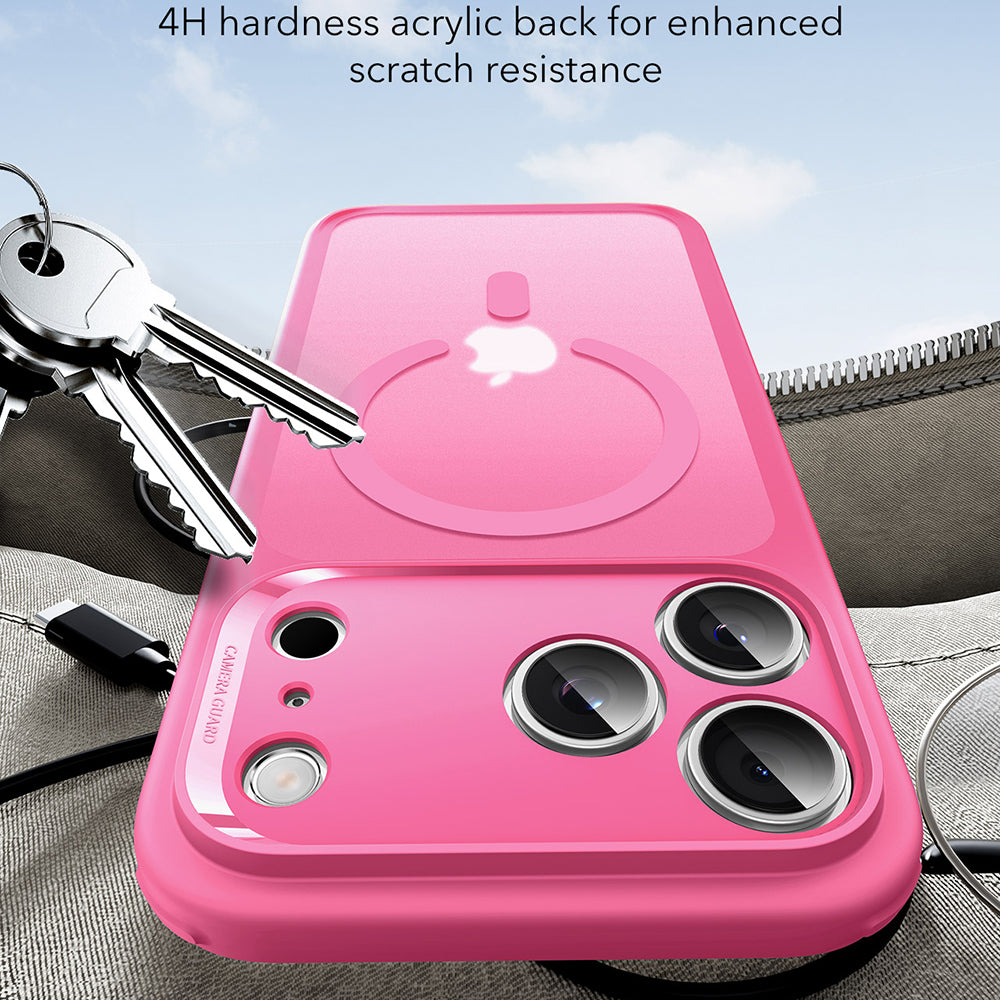 MagSafe-skal för Apple iPhone 17 Pro, ESR, Classic Hybrid, Satinrosa