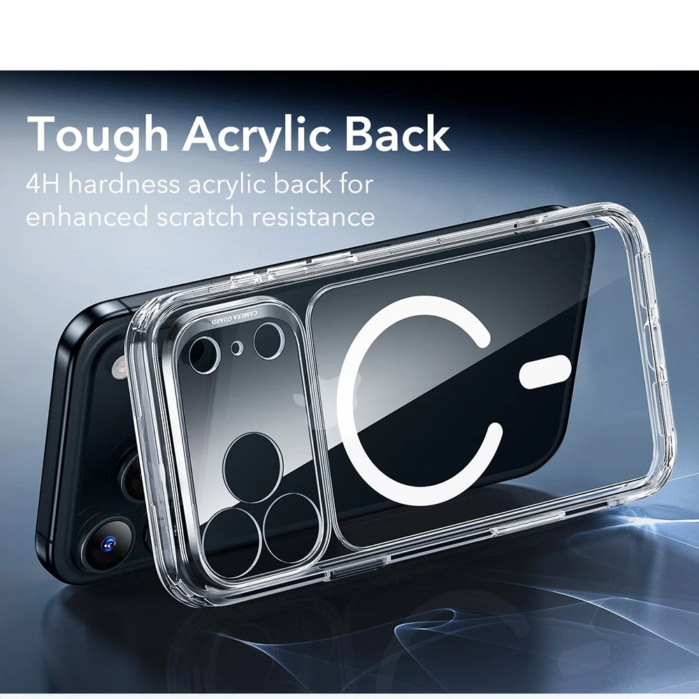 MagSafe-skal för Apple iPhone 17 Pro, ESR, Classic Hybrid, Transparent