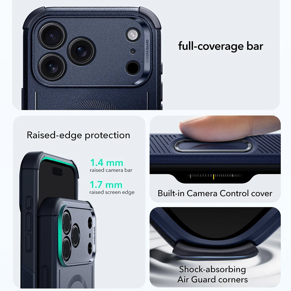 MagSafe-skal för Apple iPhone 17 Pro, ESR, Cyber, Blå