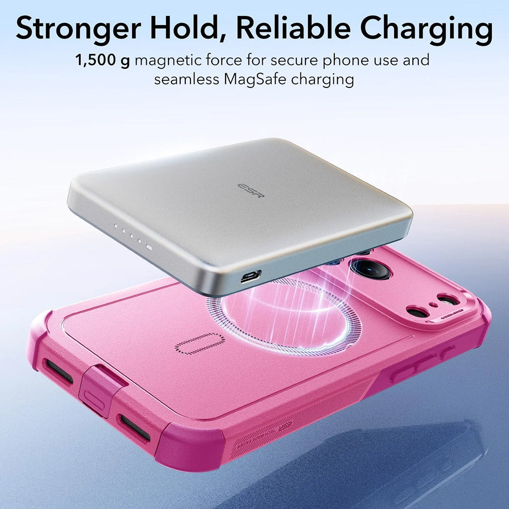 MagSafe-fodral för Apple iPhone 17 Pro, ESR, Cyber, Rosa