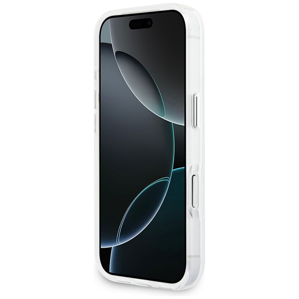 MagSafe-skal för Apple iPhone 17 Pro, Guess, IML Gradient Triangle Logo, Transparent