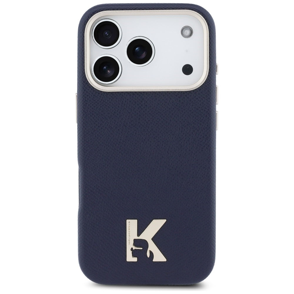 MagSafe-skal för Apple iPhone 17 Pro, Karl Lagerfeld, Karl Head Logo, Blå