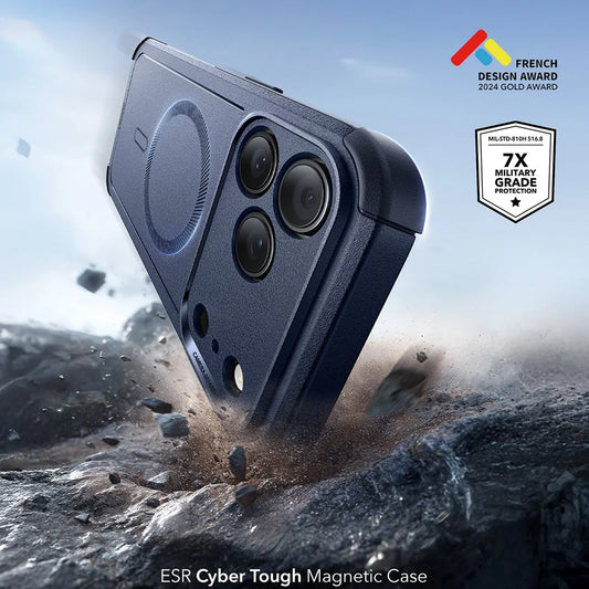MagSafe-skal för Apple iPhone 17 Pro Max, ESR, Cyber, Blå