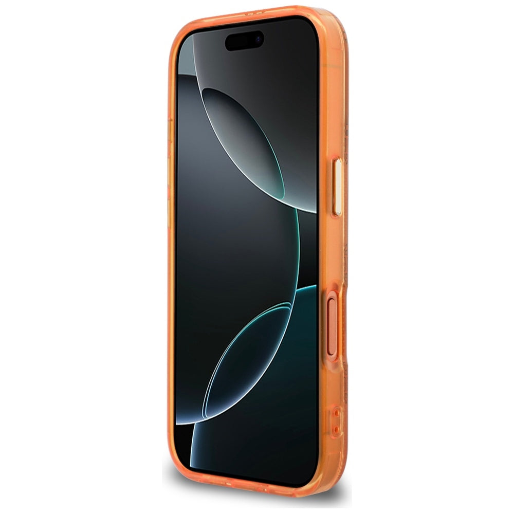 MagSafe-skal för Apple iPhone 17 Pro Max, Guess, IML Peony Dot, Orange