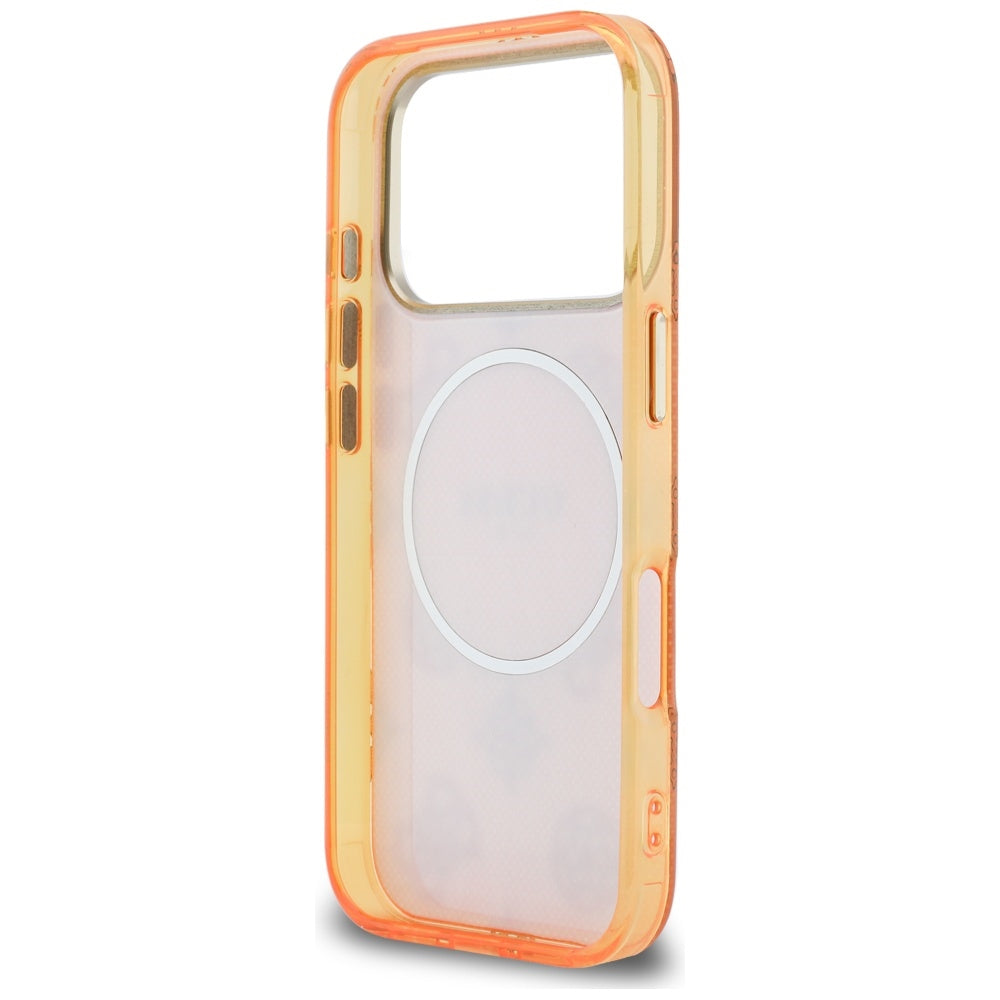 MagSafe-skal för Apple iPhone 17 Pro Max, Guess, IML Peony Dot, Orange