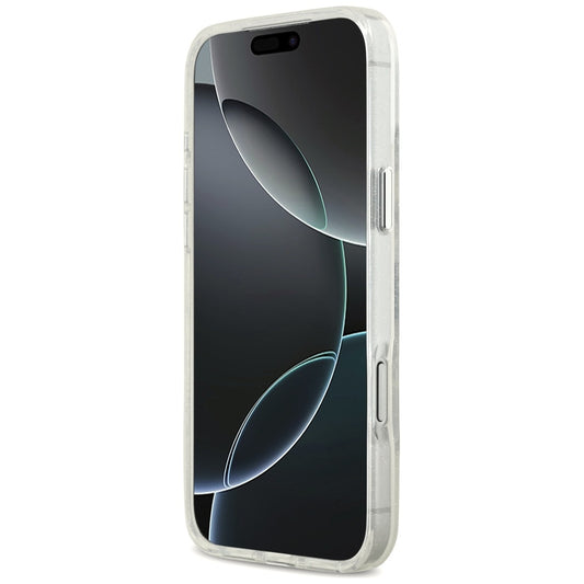 MagSafe-skal för Apple iPhone 17 Pro Max, Karl Lagerfeld, IML Sketch Logo Glitter Karl & Choupette, Transparent