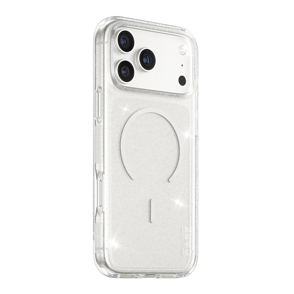 MagSafe-skal för Apple iPhone 17 Pro Max, PanzerGlass, Care Urban Explorer Star Lit, Transparent Vit