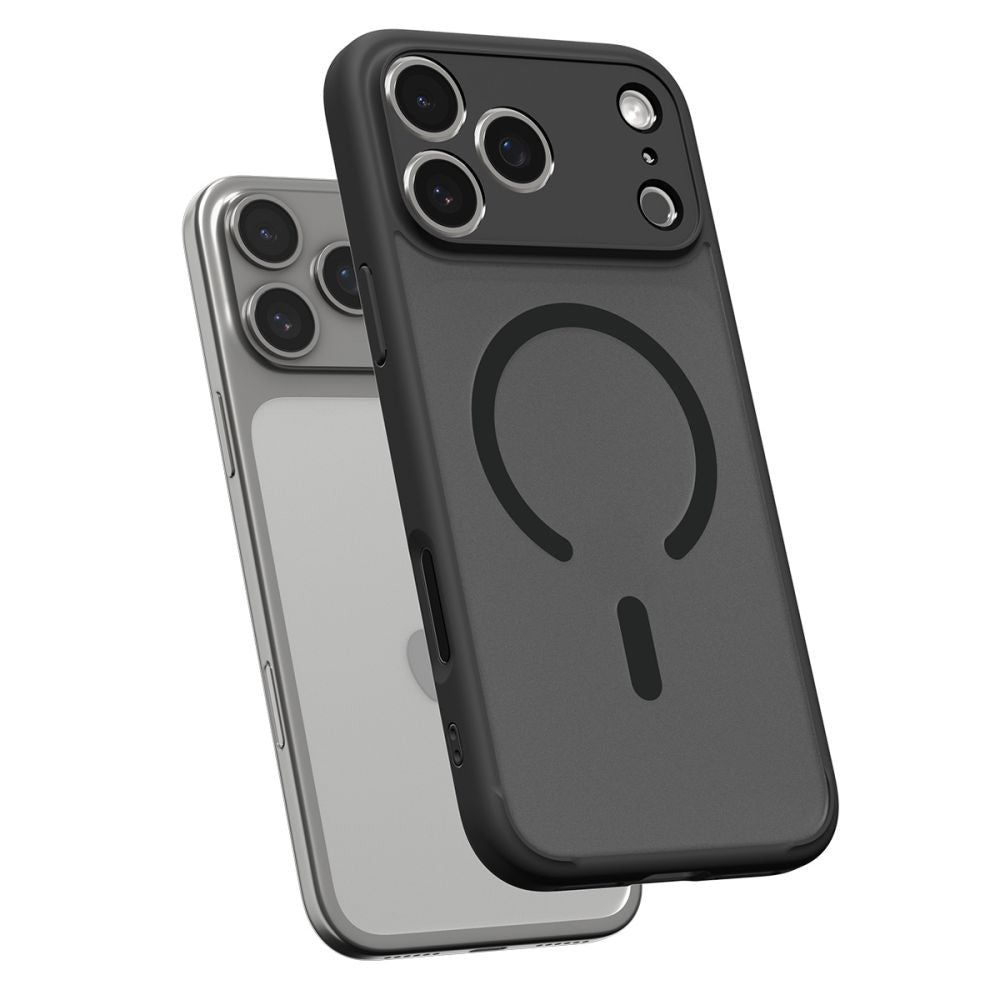 MagSafe-skal för Apple iPhone 17 Pro Max, Spigen, Ultra Hybrid, Satin Svart ACS10285