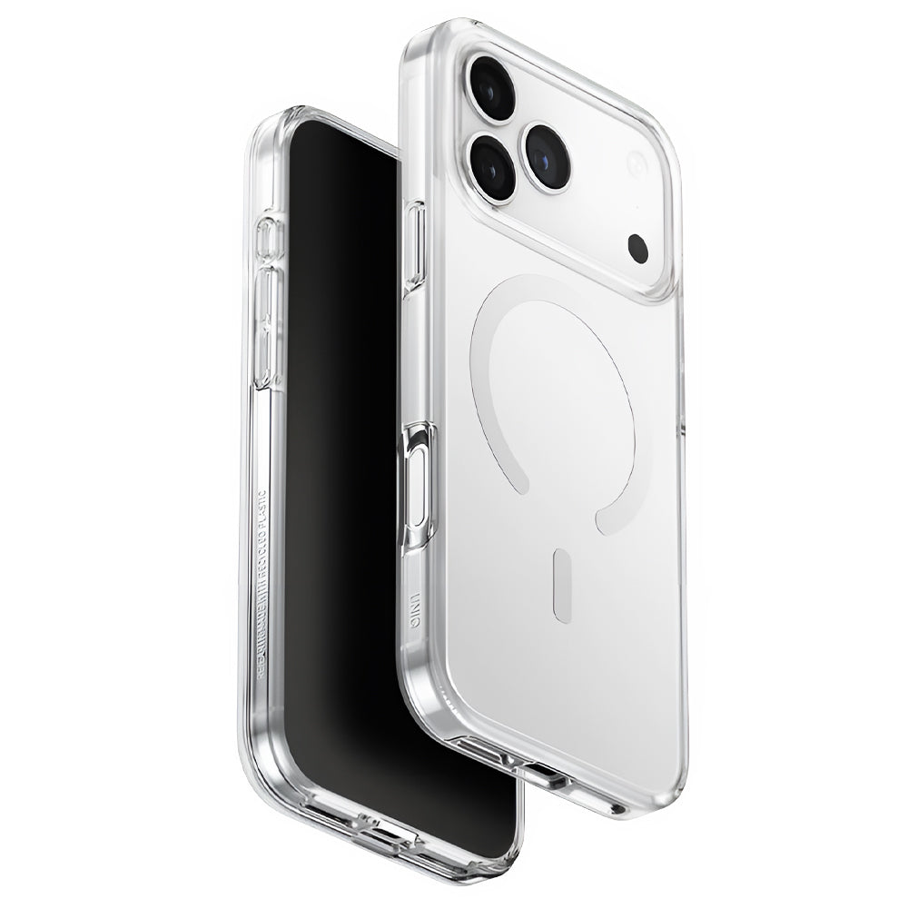 MagSafe-skal för Apple iPhone 17 Pro Max, UNIQ, Clario MagClick, Transparent
