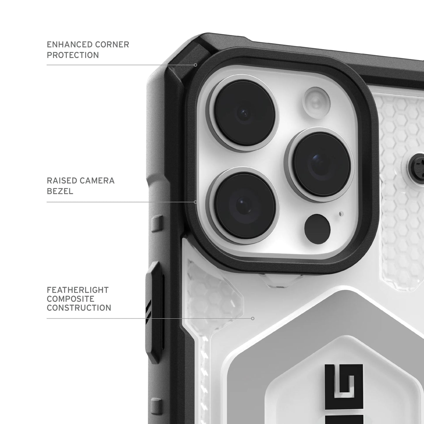MagSafe-skal för Apple iPhone 17 Pro Max, Urban Armor Gear, Pathfinder Clear, Transparent