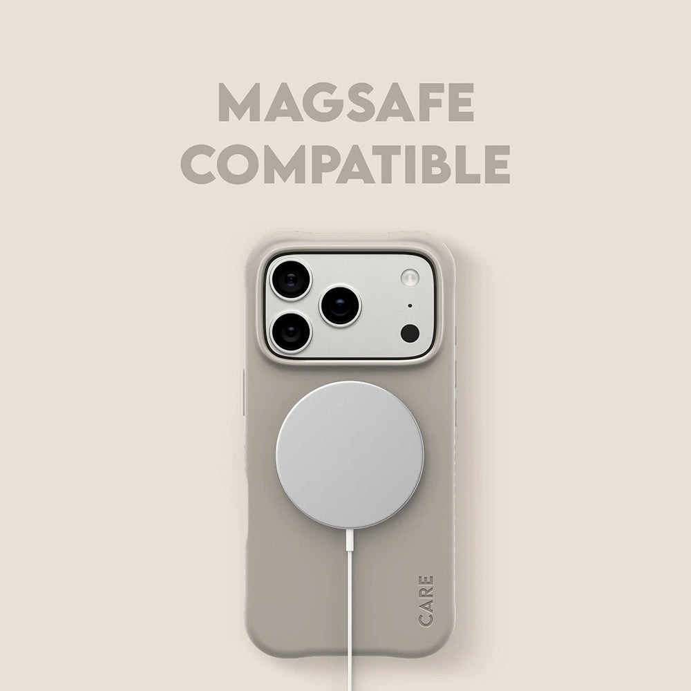 MagSafe-skal för Apple iPhone 17 Pro, PanzerGlass, Fashionable Care, Beige