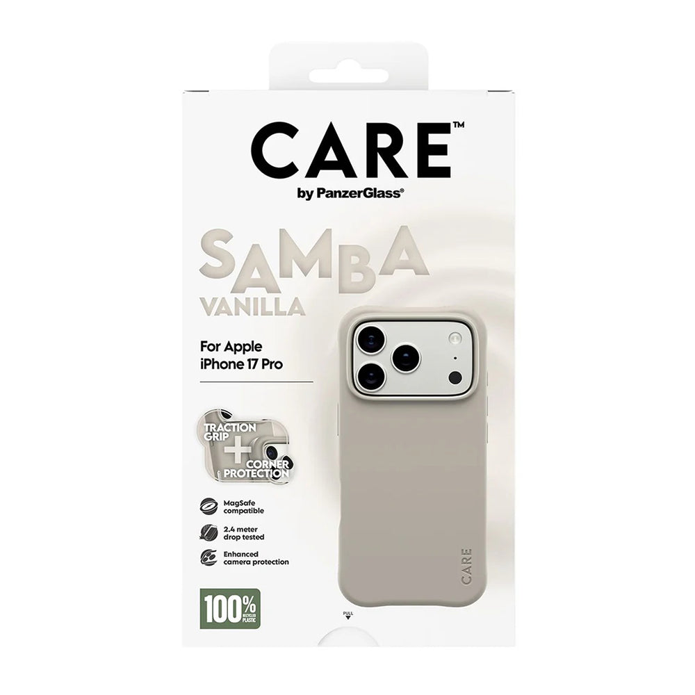 MagSafe-skal för Apple iPhone 17 Pro, PanzerGlass, Fashionable Care, Beige