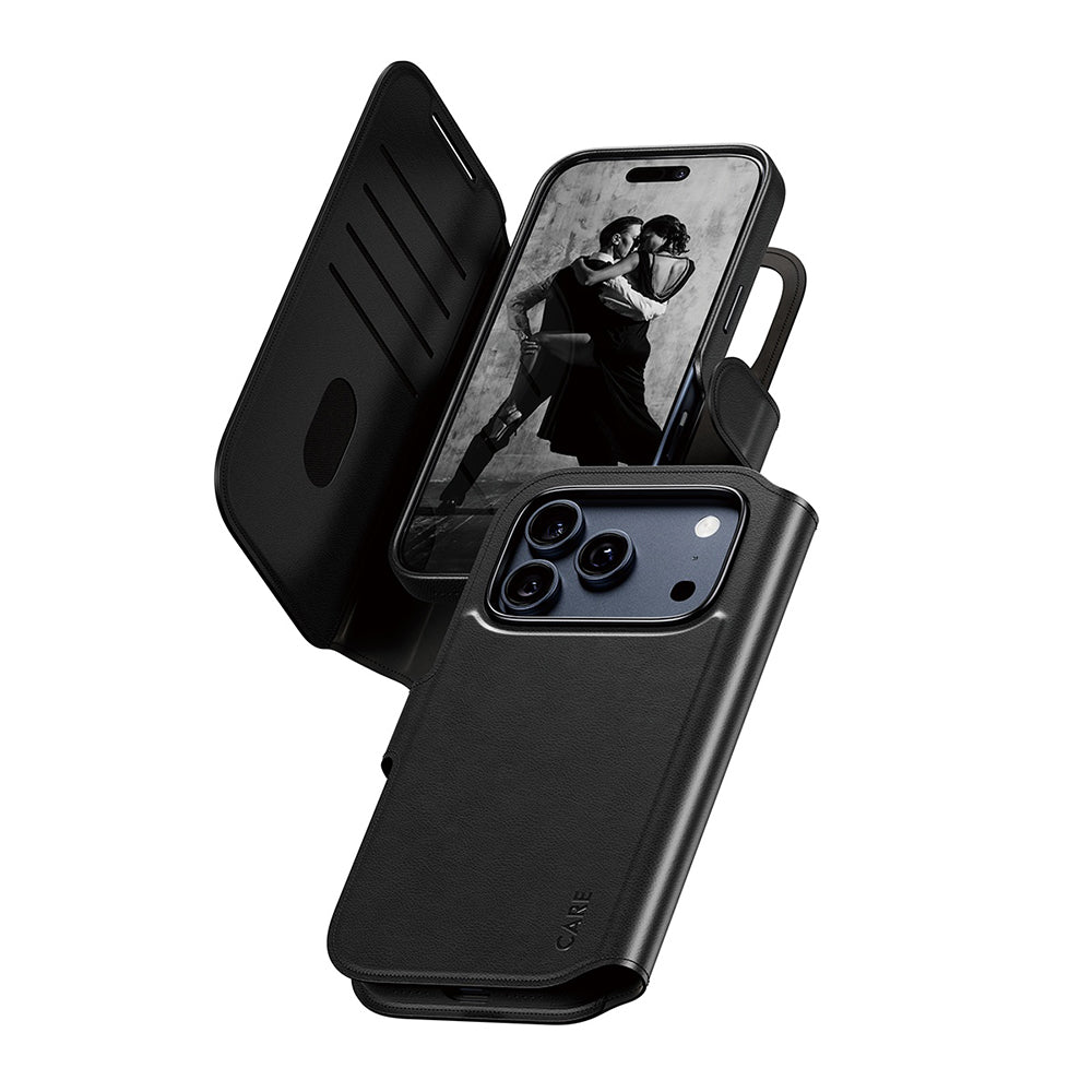 MagSafe-skal för Apple iPhone 17 Pro, PanzerGlass, Care Feature Tango Two-in-One, Svart